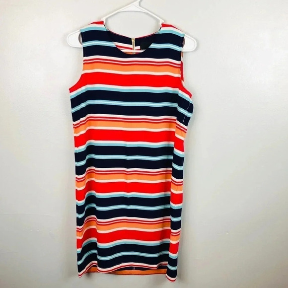 Cynthia Rowley Sleeveless Striped Dress - Picture 1 of 9
